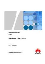 Preview for 1 page of Huawei OptiX OSN 9800 U32 Enhanced Subrack V100 Manual