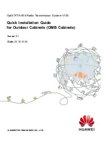 Preview for 1 page of Huawei OptiX RTN 905 Quick Installation Manual