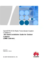 Huawei OptiX RTN 910A Quick Installation Manual preview
