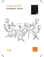 Huawei ORANGE 4G CPE Installation Manual предпросмотр