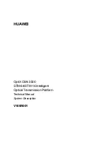 Preview for 3 page of Huawei OSN 3500 Technical Manual