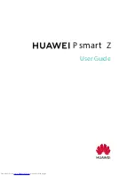 Huawei P smart Z User Manual preview