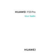 Preview for 1 page of Huawei P20 Pro User Manual