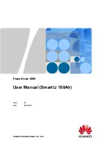 Preview for 1 page of Huawei PowerCube 5000 User Manual