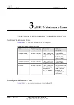 Preview for 16 page of Huawei pRRU3901 Maintenance Manual