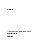 Preview for 1 page of Huawei Quidway 3600 Series Installation Manual