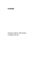 Preview for 4 page of Huawei Quidway Eudemon 200 Installation Manual