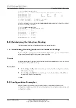 Предварительный просмотр 41 страницы Huawei Quidway NetEngine40E Configuration Manual - Reliability