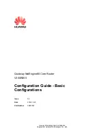 Huawei Quidway NetEngine80 Configuration Manual предпросмотр