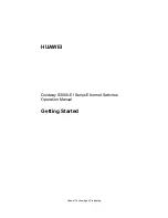 Preview for 8 page of Huawei Quidway S3000-EI Series Operation Manual