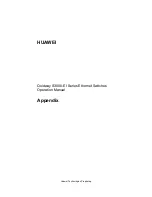 Preview for 389 page of Huawei Quidway S3000-EI Series Operation Manual