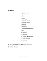 Preview for 1 page of Huawei Quidway S3500 Series Operation Manual