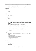 Preview for 36 page of Huawei Quidway S3900 Series Command Manual