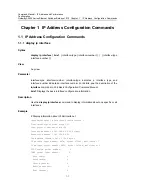 Preview for 82 page of Huawei Quidway S3900 Series Command Manual