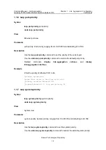 Предварительный просмотр 198 страницы Huawei Quidway S3900 Series Command Manual