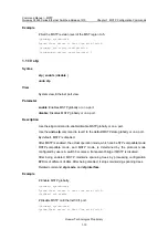 Preview for 264 page of Huawei Quidway S3900 Series Command Manual