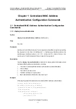 Предварительный просмотр 635 страницы Huawei Quidway S3900 Series Command Manual