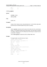 Предварительный просмотр 806 страницы Huawei Quidway S3900 Series Command Manual