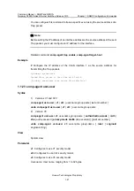 Preview for 894 page of Huawei Quidway S3900 Series Command Manual