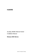 Preview for 1 page of Huawei Quidway S6502 Installation Manual