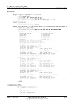 Preview for 405 page of Huawei Quidway S9300 Configuration Manual - Network Management