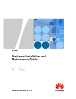 Предварительный просмотр 1 страницы Huawei R240D Hardware Installation