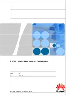 Preview for 1 page of Huawei RAN12.0 DBS3800 Product Description