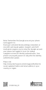 Preview for 11 page of Huawei RNE-L03 Quick Start Manual