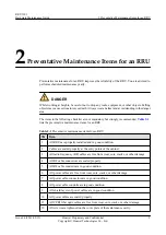 Preview for 10 page of Huawei RRU3203 Hardware Maintenance Manual
