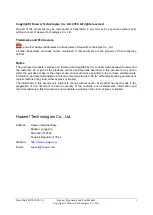 Preview for 2 page of Huawei RRU3269 Installation Manual