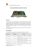 Huawei RT-AR 46-ERPU-1024M Specifications preview