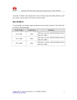 Preview for 2 page of Huawei RT-FIC-8SAE Specifications