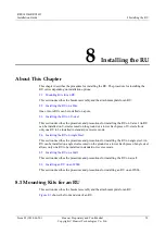 Preview for 59 page of Huawei RU3632 Installation Manual