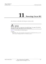 Preview for 122 page of Huawei RU3632 Installation Manual