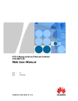 Huawei S1700 Series Web User Manual preview