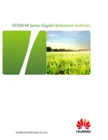 Предварительный просмотр 1 страницы Huawei S5700-28C-HI User Manual