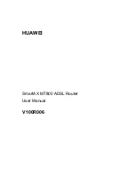 Предварительный просмотр 2 страницы Huawei SmartAX MT800 User Manual