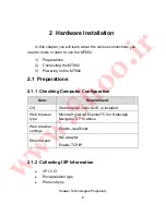 Предварительный просмотр 16 страницы Huawei SmartAX MT882 User Manual