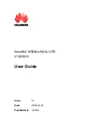 Предварительный просмотр 2 страницы Huawei SmartAX MT882a User Manual