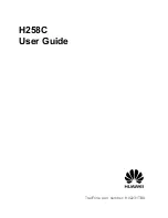 Huawei Straight Talk H258C User Manual preview