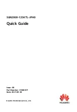 Preview for 1 page of Huawei SUN2000-125KTL-JPH0 Quick Manual