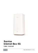 Предварительный просмотр 1 страницы Huawei Sunrise Internet Box 5G User Manual