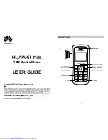 Preview for 1 page of Huawei T156 User Manual