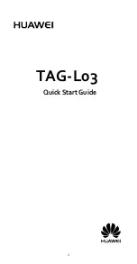 Huawei TAG-L03 Quick Start Manual предпросмотр