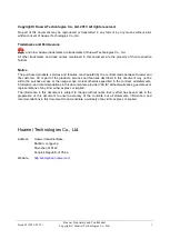 Preview for 2 page of Huawei TP1102 Series Administrator'S Manual