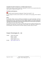 Preview for 2 page of Huawei TP3206 User Manual