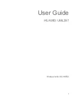 Huawei U.S.Cellular UML397 User Manual preview