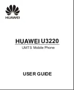 Huawei U3220 User Manual preview