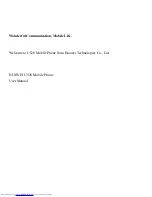 Huawei U528 User Manual preview