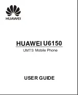 Huawei U6150 User Manual preview